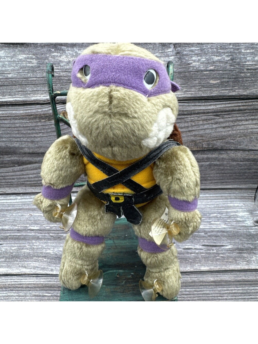 1989 Teenage Mutant Ninja Turtles 9" Plush Cling  Donatello